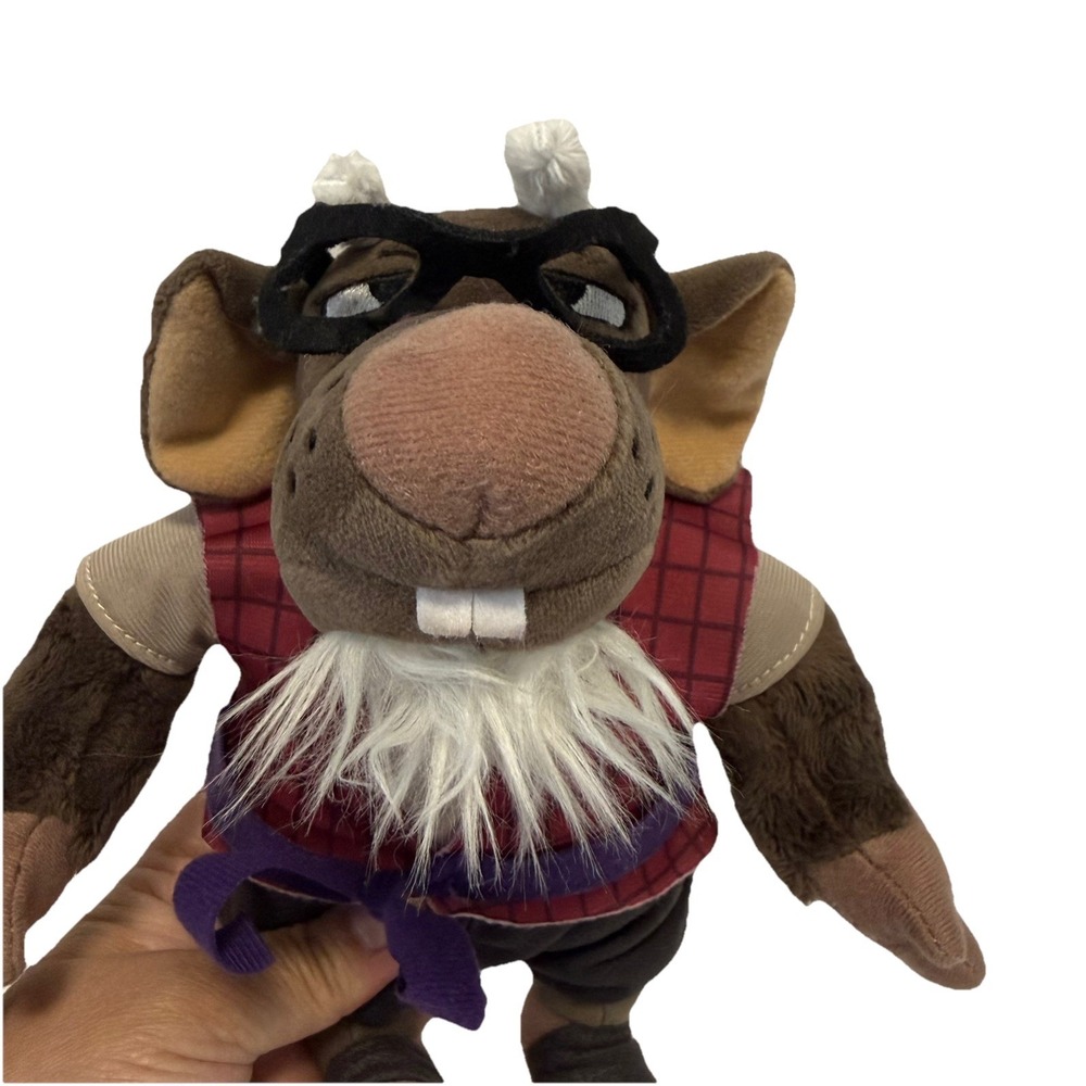 Splinter Teenage Mutant Ninja Turtles Mutant Mayhem 8" Plush TMNT Nickelodeon - Picture 9 of 12